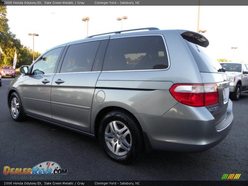 2006 Honda Odyssey EX Slate Green Metallic / Gray Photo #26