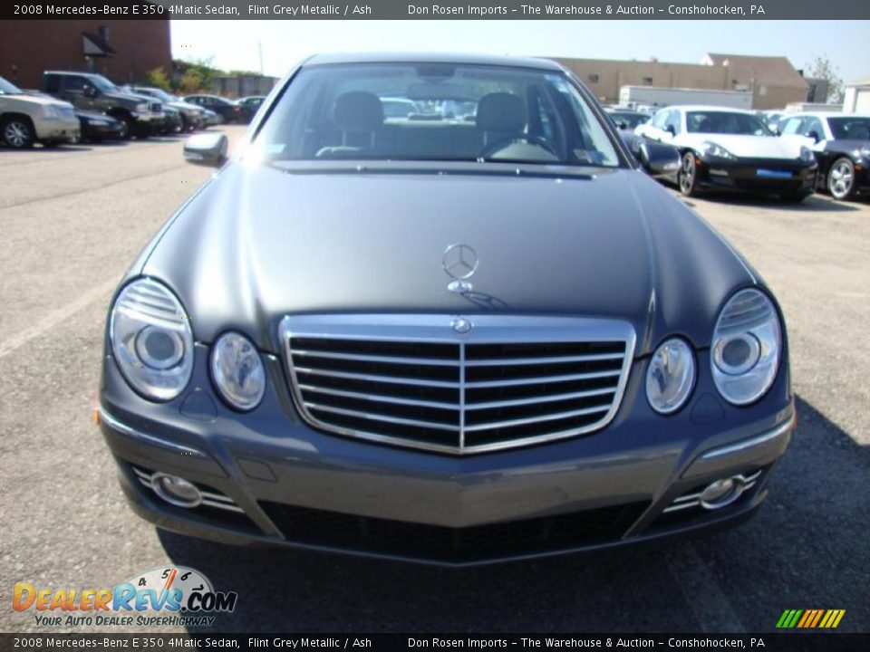 2008 Mercedes-Benz E 350 4Matic Sedan Flint Grey Metallic / Ash Photo #3