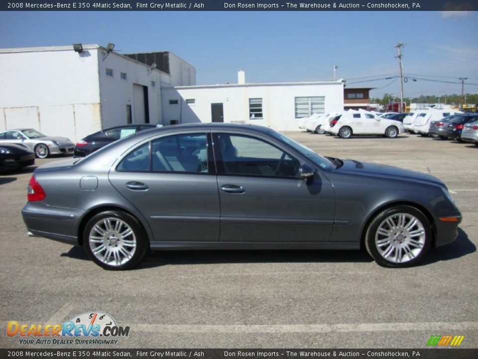 2008 Mercedes-Benz E 350 4Matic Sedan Flint Grey Metallic / Ash Photo #7