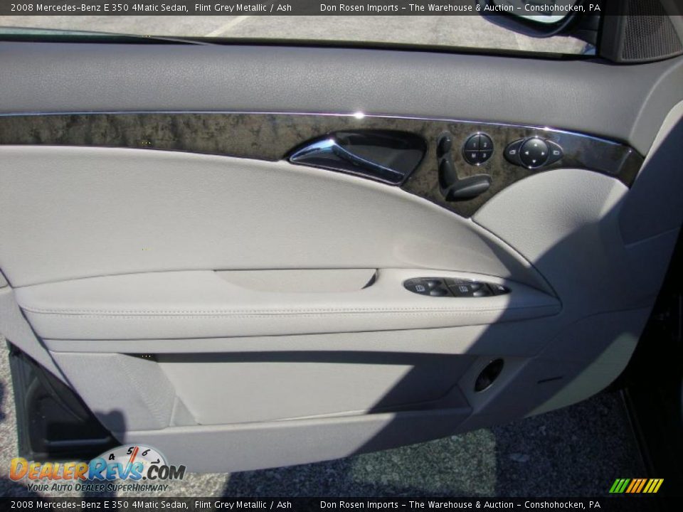 2008 Mercedes-Benz E 350 4Matic Sedan Flint Grey Metallic / Ash Photo #14
