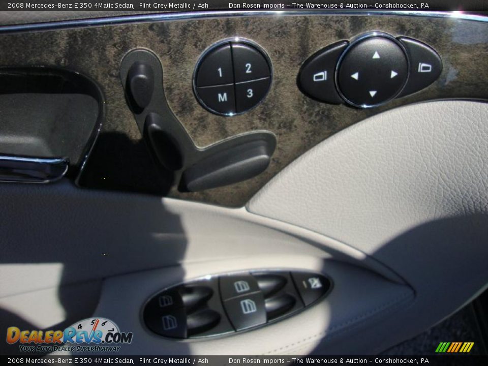 2008 Mercedes-Benz E 350 4Matic Sedan Flint Grey Metallic / Ash Photo #15