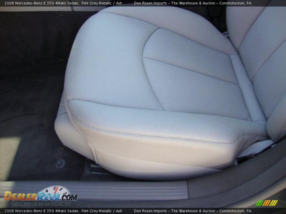 2008 Mercedes-Benz E 350 4Matic Sedan Flint Grey Metallic / Ash Photo #16