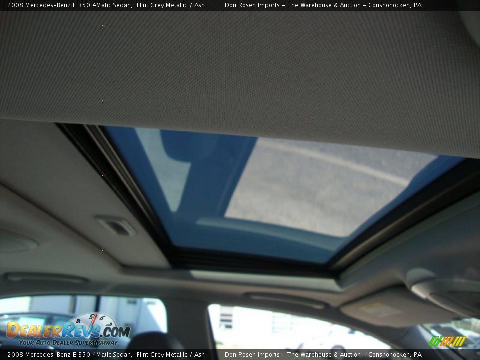 2008 Mercedes-Benz E 350 4Matic Sedan Flint Grey Metallic / Ash Photo #21