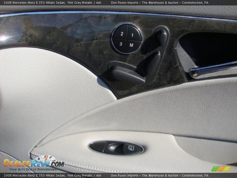 2008 Mercedes-Benz E 350 4Matic Sedan Flint Grey Metallic / Ash Photo #23