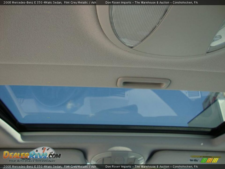 2008 Mercedes-Benz E 350 4Matic Sedan Flint Grey Metallic / Ash Photo #28