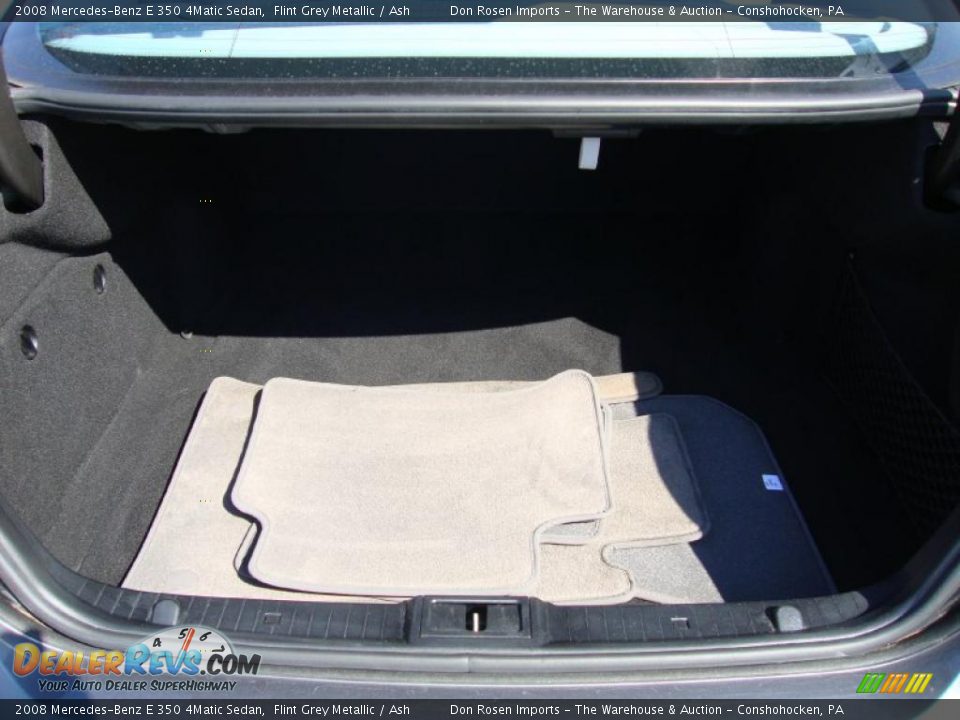 2008 Mercedes-Benz E 350 4Matic Sedan Flint Grey Metallic / Ash Photo #31
