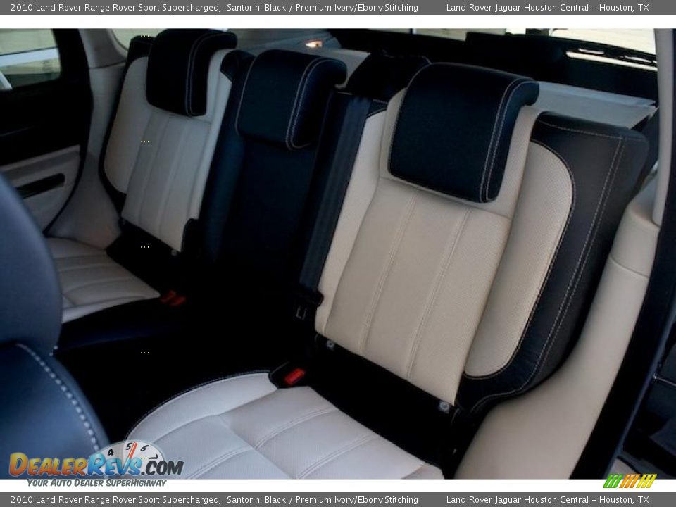 Premium Ivory/Ebony Stitching Interior - 2010 Land Rover Range Rover Sport Supercharged Photo #17