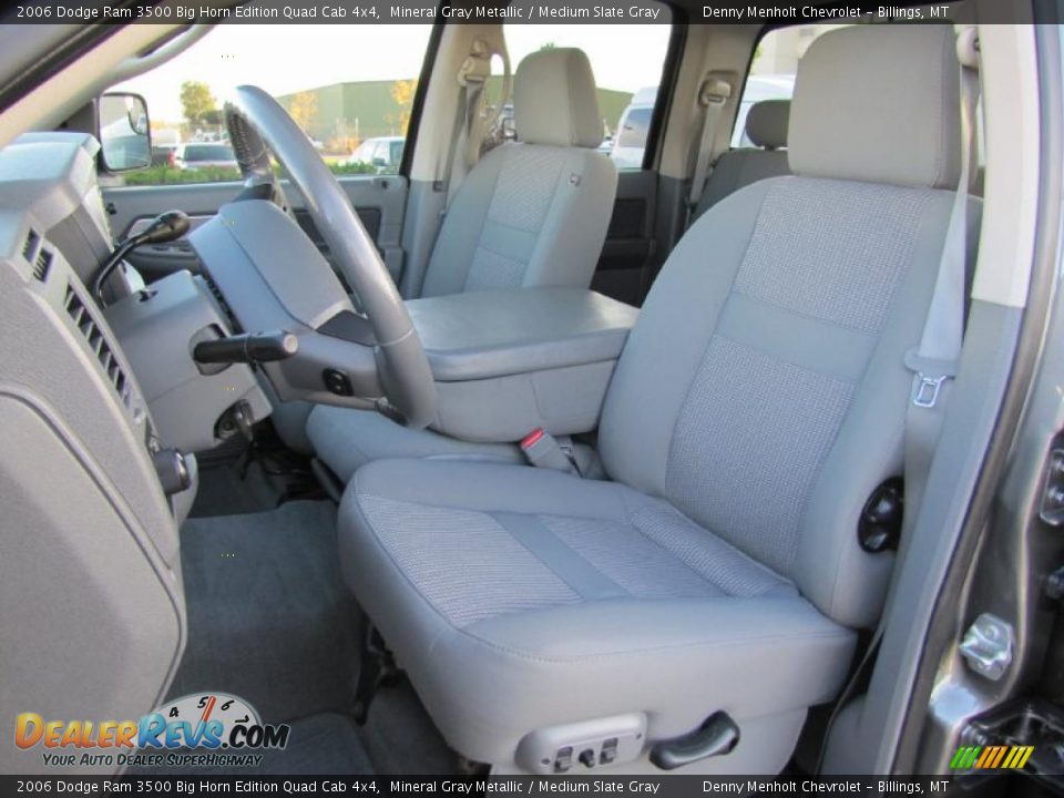 2006 Dodge Ram 3500 Big Horn Edition Quad Cab 4x4 Mineral Gray Metallic / Medium Slate Gray Photo #4