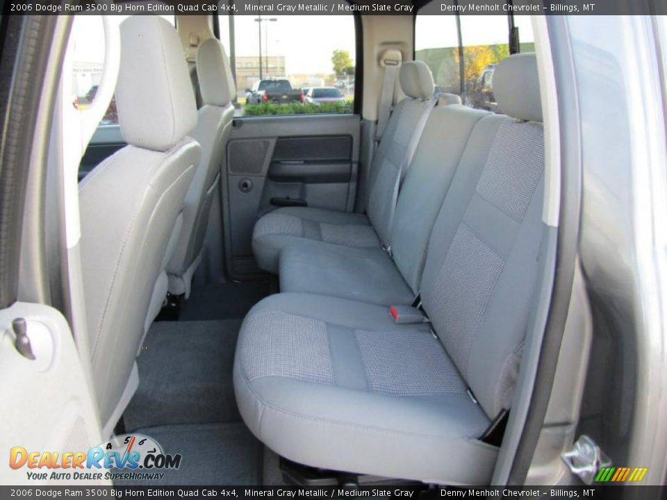2006 Dodge Ram 3500 Big Horn Edition Quad Cab 4x4 Mineral Gray Metallic / Medium Slate Gray Photo #5