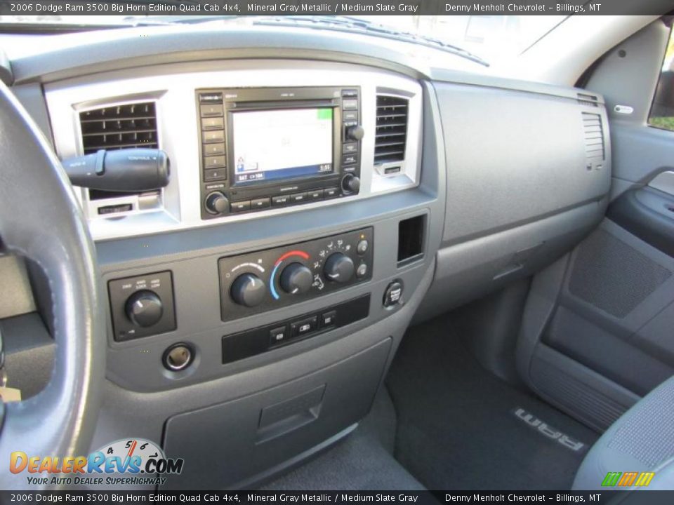 2006 Dodge Ram 3500 Big Horn Edition Quad Cab 4x4 Mineral Gray Metallic / Medium Slate Gray Photo #7