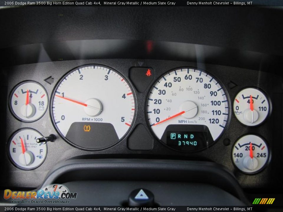 2006 Dodge Ram 3500 Big Horn Edition Quad Cab 4x4 Mineral Gray Metallic / Medium Slate Gray Photo #9