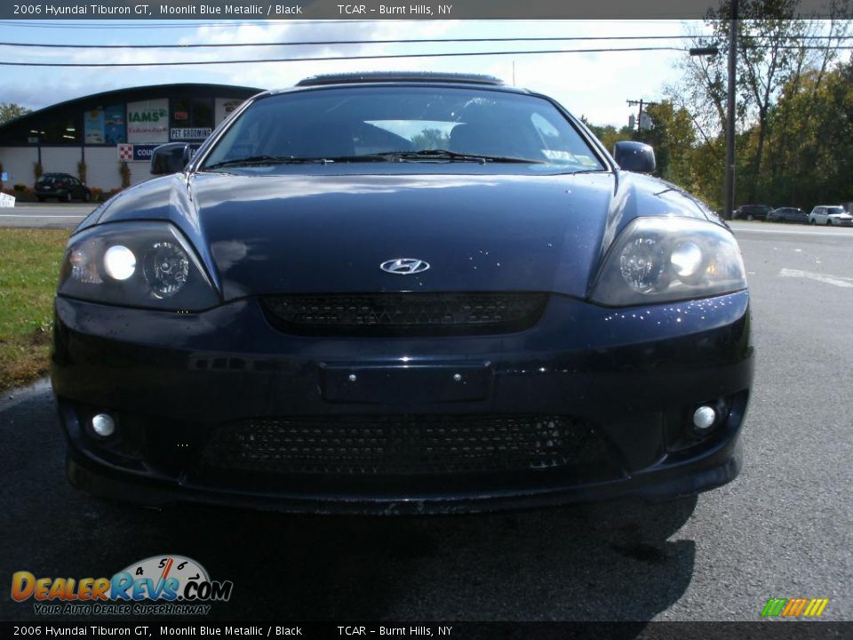 2006 Hyundai Tiburon GT Moonlit Blue Metallic / Black Photo #2