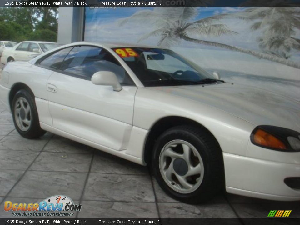 1995 Dodge Stealth R/T White Pearl / Black Photo #2