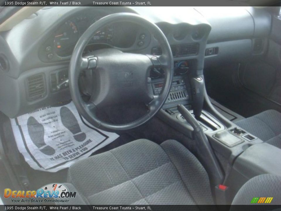 1995 Dodge Stealth R/T White Pearl / Black Photo #12