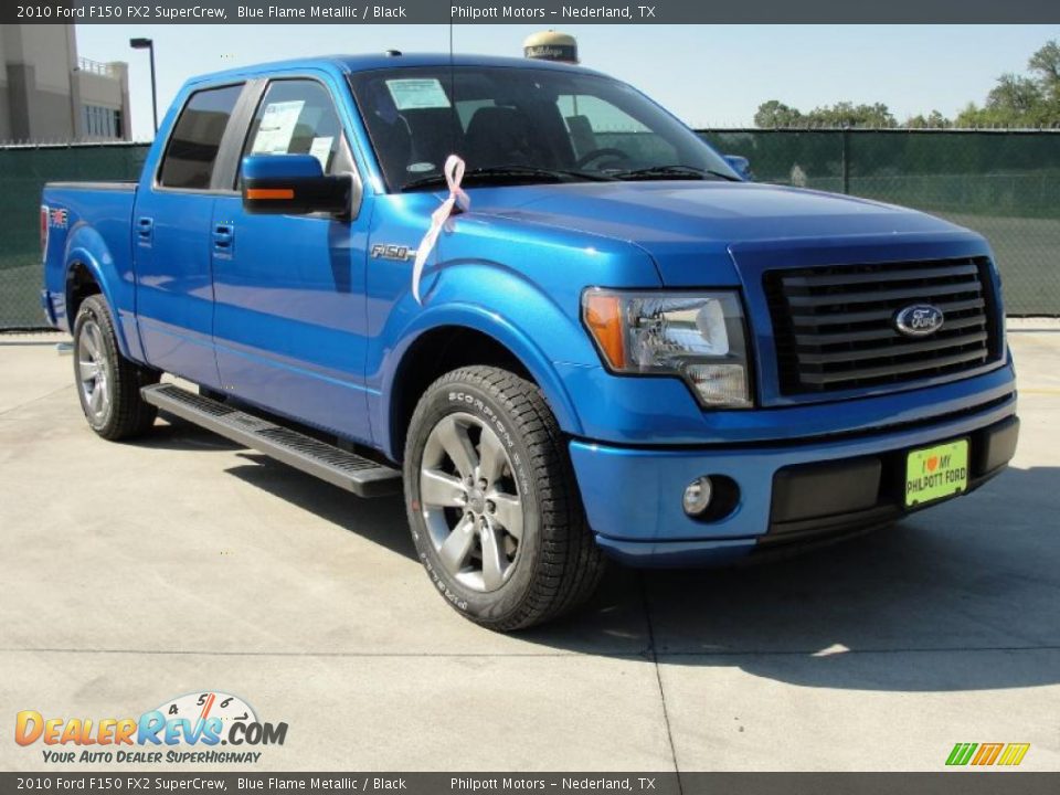2010 Ford F150 FX2 SuperCrew Blue Flame Metallic / Black Photo #1