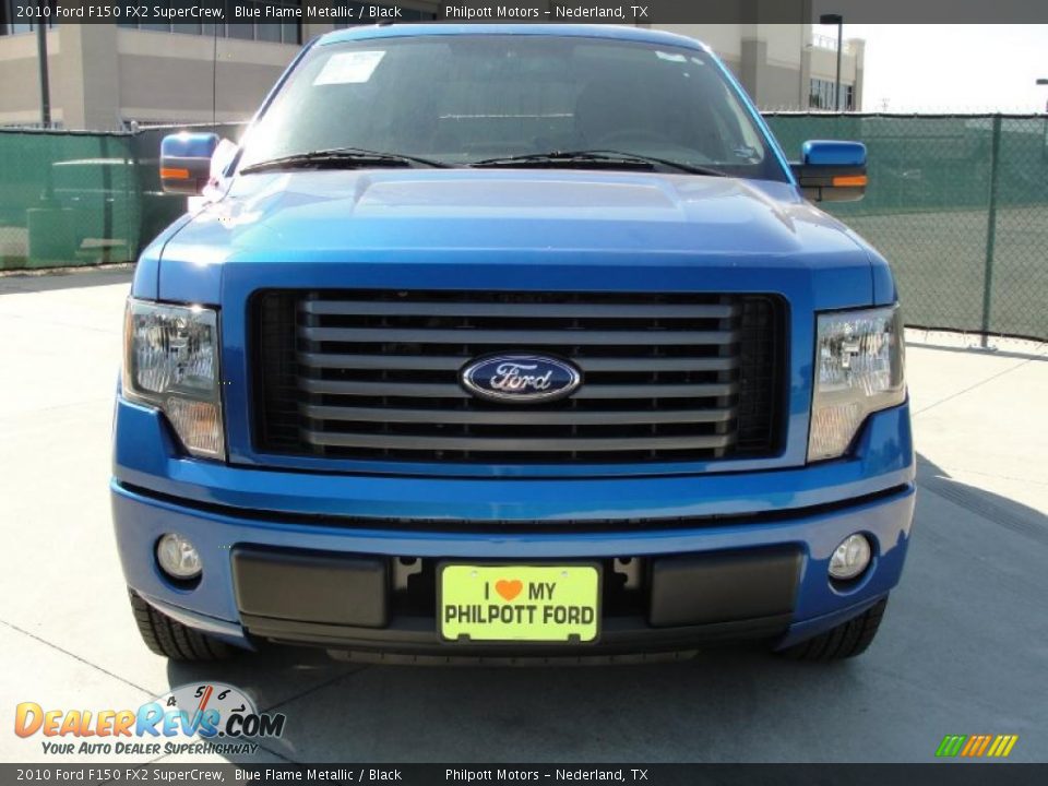 2010 Ford F150 FX2 SuperCrew Blue Flame Metallic / Black Photo #8