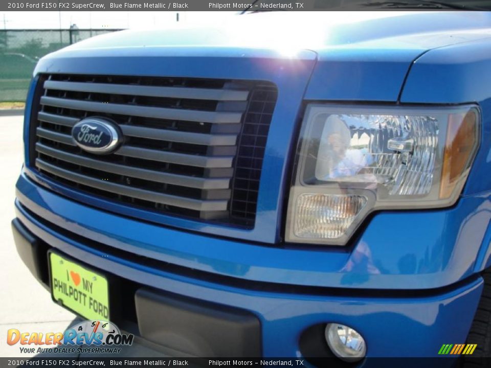 2010 Ford F150 FX2 SuperCrew Blue Flame Metallic / Black Photo #9