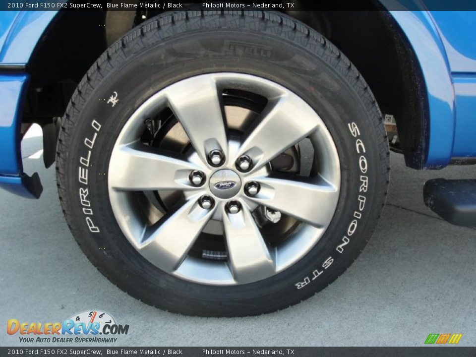 2010 Ford F150 FX2 SuperCrew Blue Flame Metallic / Black Photo #10