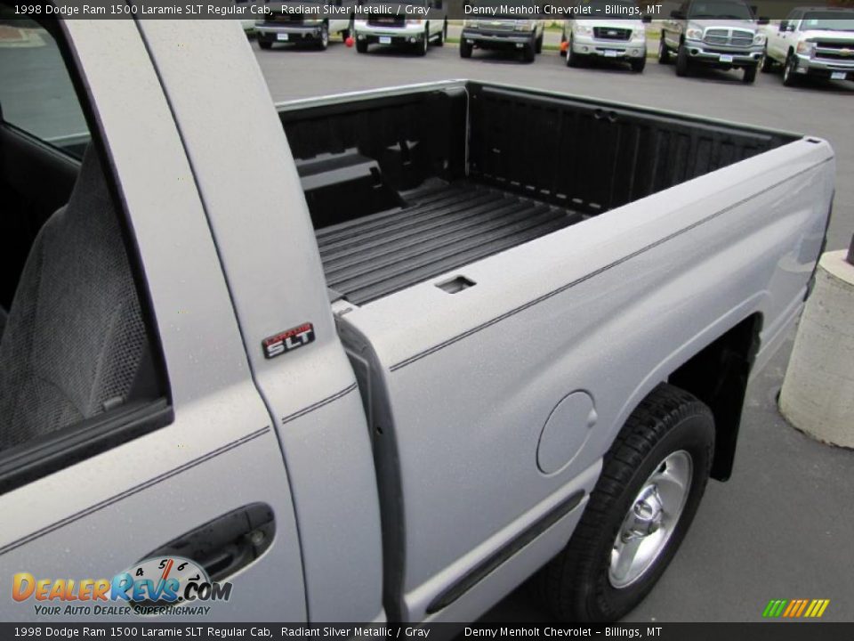 1998 Dodge Ram 1500 Laramie SLT Regular Cab Radiant Silver Metallic / Gray Photo #8