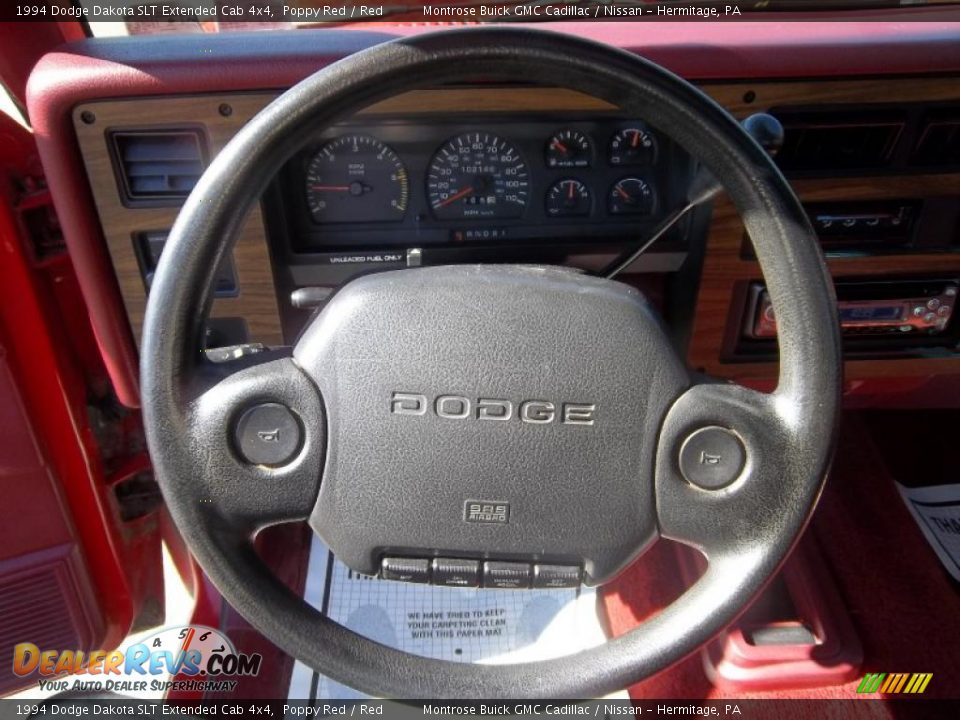 1994 Dodge Dakota SLT Extended Cab 4x4 Steering Wheel Photo #23