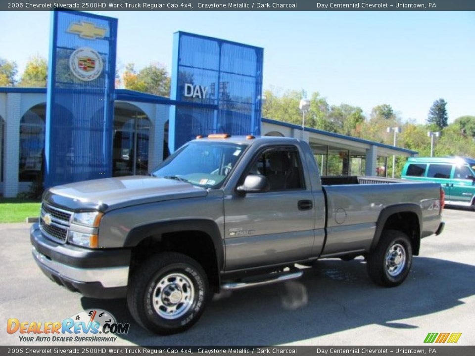 2006 Chevrolet Silverado 2500HD Work Truck Regular Cab 4x4 Graystone Metallic / Dark Charcoal Photo #1