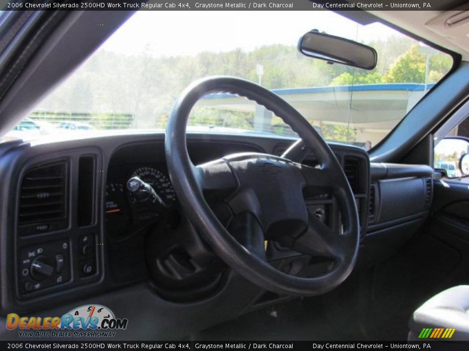 2006 Chevrolet Silverado 2500HD Work Truck Regular Cab 4x4 Graystone Metallic / Dark Charcoal Photo #6