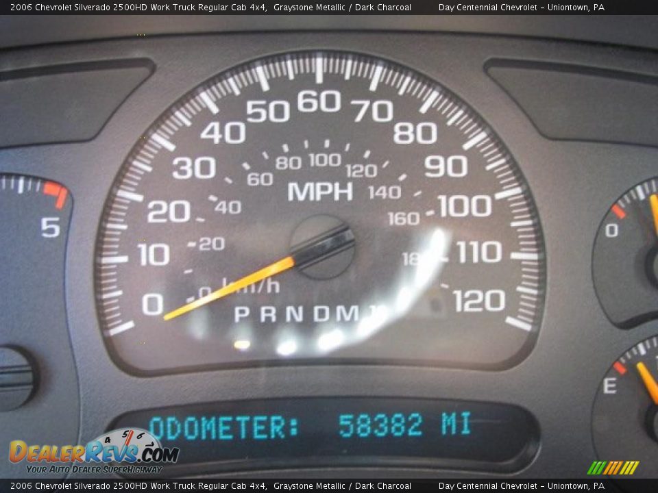 2006 Chevrolet Silverado 2500HD Work Truck Regular Cab 4x4 Graystone Metallic / Dark Charcoal Photo #9