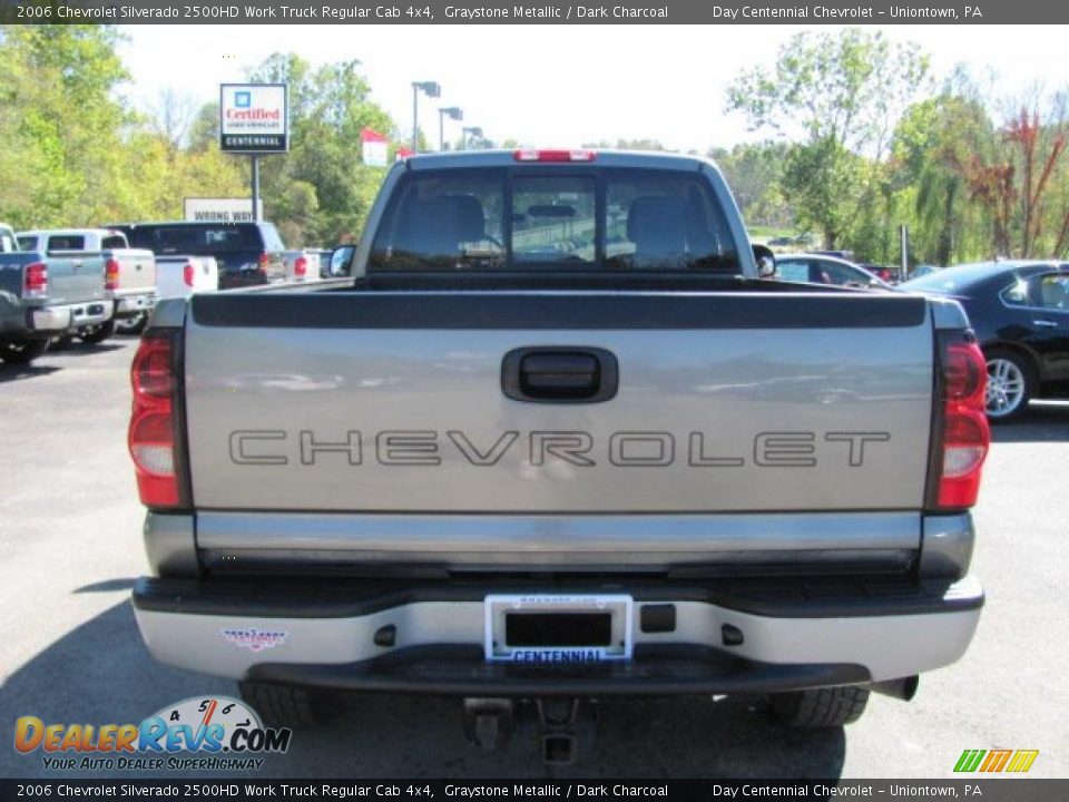 2006 Chevrolet Silverado 2500HD Work Truck Regular Cab 4x4 Graystone Metallic / Dark Charcoal Photo #12