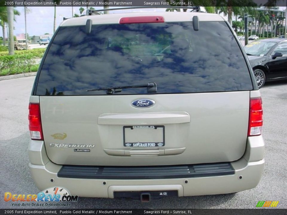 2005 Ford Expedition Limited Pueblo Gold Metallic / Medium Parchment Photo #7