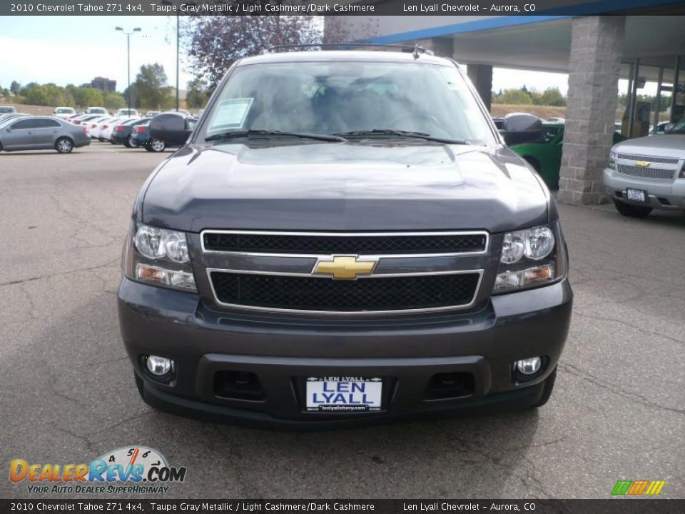 2010 Chevrolet Tahoe Z71 4x4 Taupe Gray Metallic / Light Cashmere/Dark Cashmere Photo #3