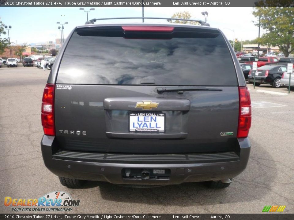 2010 Chevrolet Tahoe Z71 4x4 Taupe Gray Metallic / Light Cashmere/Dark Cashmere Photo #5