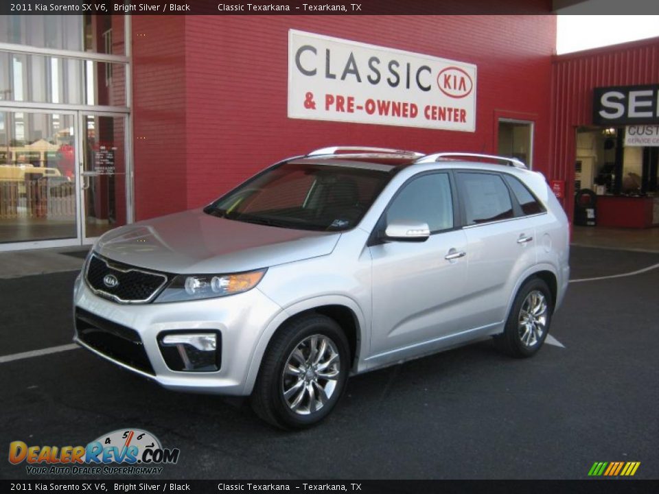 2011 Kia Sorento SX V6 Bright Silver / Black Photo #1