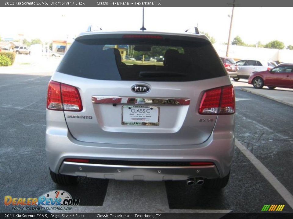 2011 Kia Sorento SX V6 Bright Silver / Black Photo #4