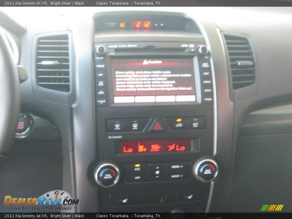 2011 Kia Sorento SX V6 Bright Silver / Black Photo #9