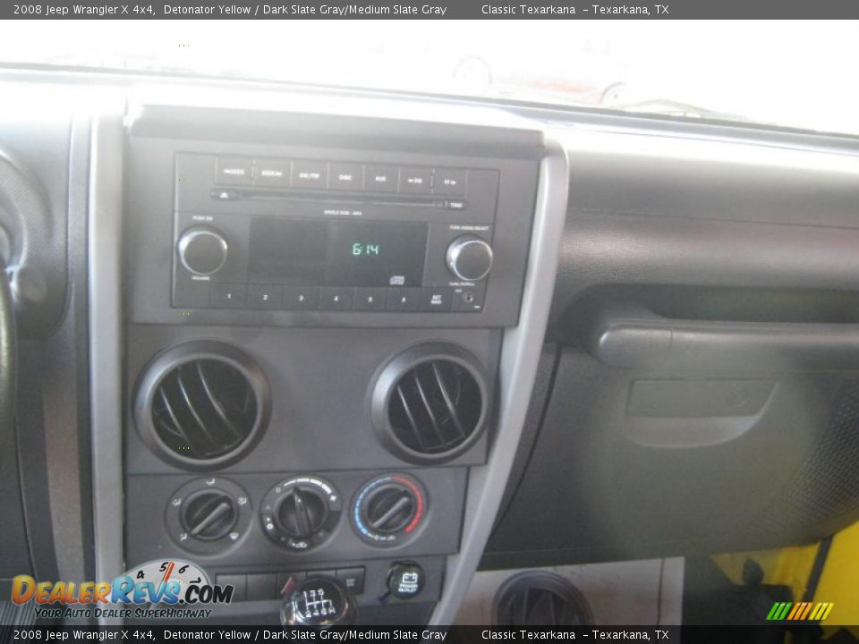 2008 Jeep Wrangler X 4x4 Detonator Yellow / Dark Slate Gray/Medium Slate Gray Photo #9
