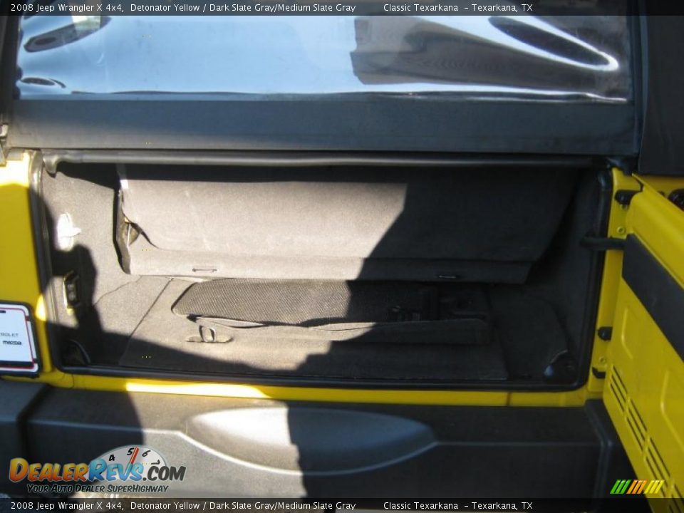 2008 Jeep Wrangler X 4x4 Detonator Yellow / Dark Slate Gray/Medium Slate Gray Photo #19