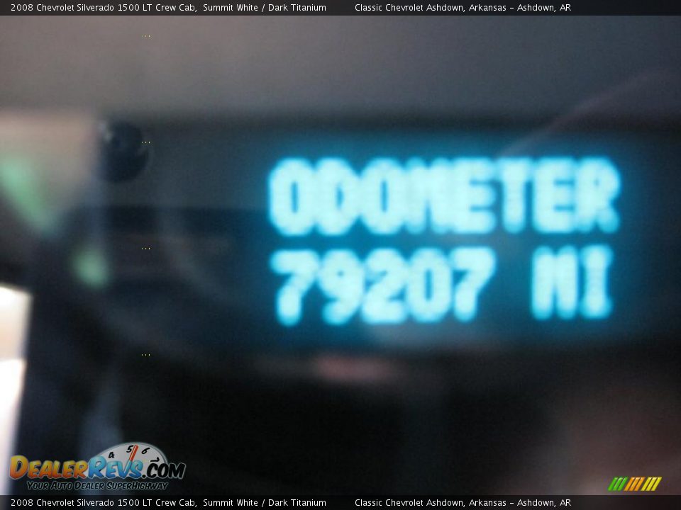 2008 Chevrolet Silverado 1500 LT Crew Cab Summit White / Dark Titanium Photo #11