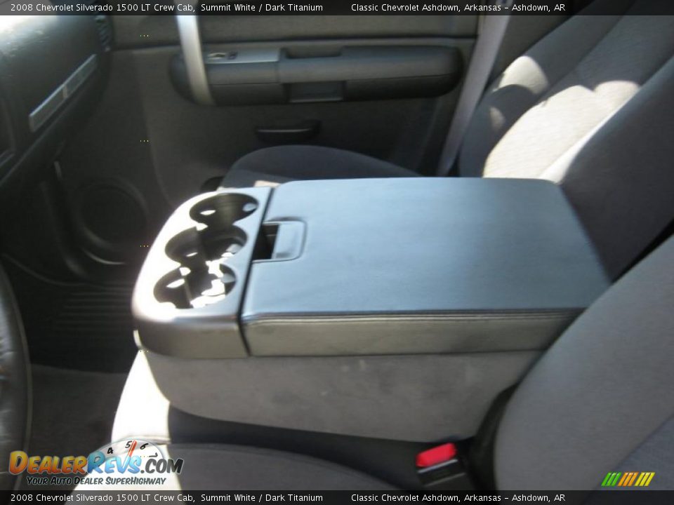 2008 Chevrolet Silverado 1500 LT Crew Cab Summit White / Dark Titanium Photo #12