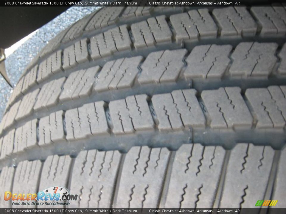 2008 Chevrolet Silverado 1500 LT Crew Cab Summit White / Dark Titanium Photo #23