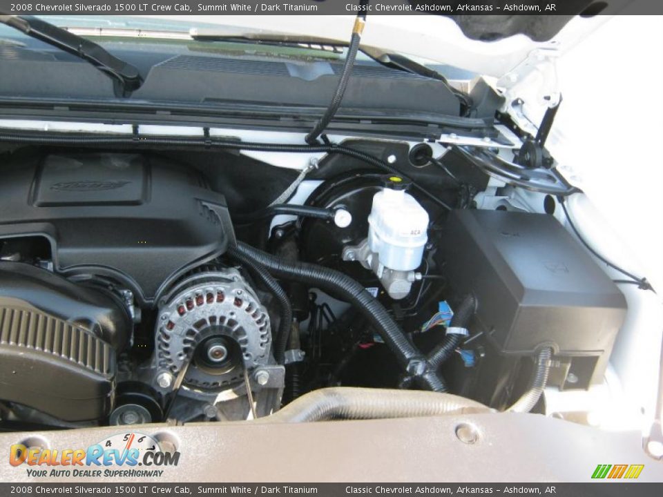 2008 Chevrolet Silverado 1500 LT Crew Cab Summit White / Dark Titanium Photo #25