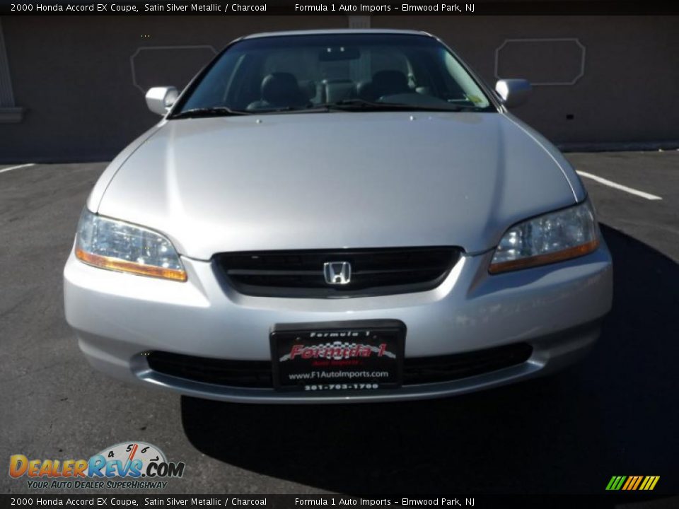 2000 Honda Accord EX Coupe Satin Silver Metallic / Charcoal Photo #7