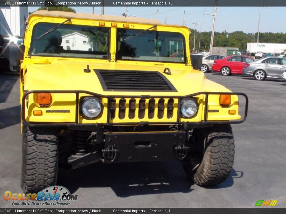 2001 Hummer H1 Soft Top Competition Yellow / Black Photo #4