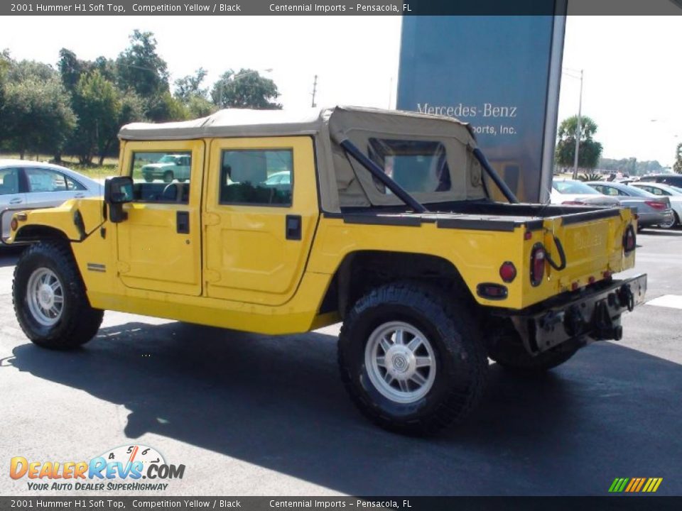 2001 Hummer H1 Soft Top Competition Yellow / Black Photo #8