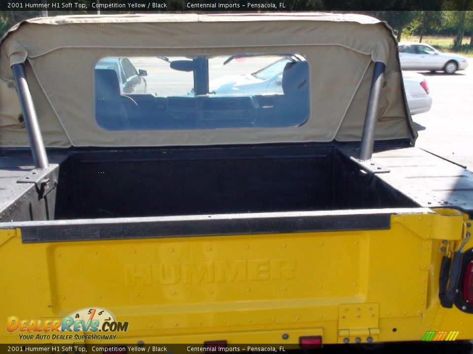 2001 Hummer H1 Soft Top Competition Yellow / Black Photo #11