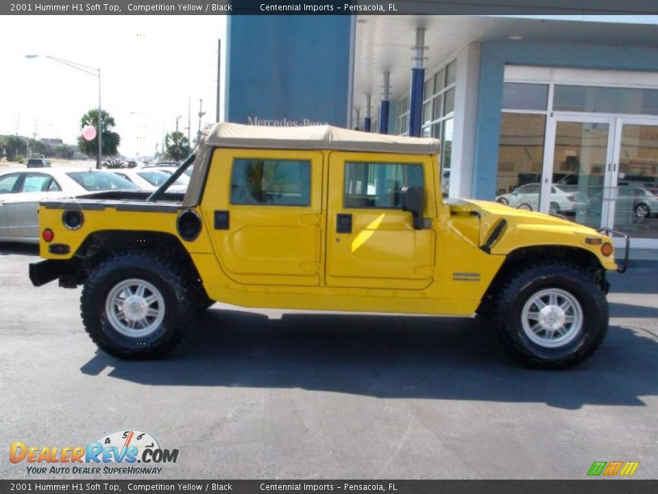 Competition Yellow 2001 Hummer H1 Soft Top Photo #15