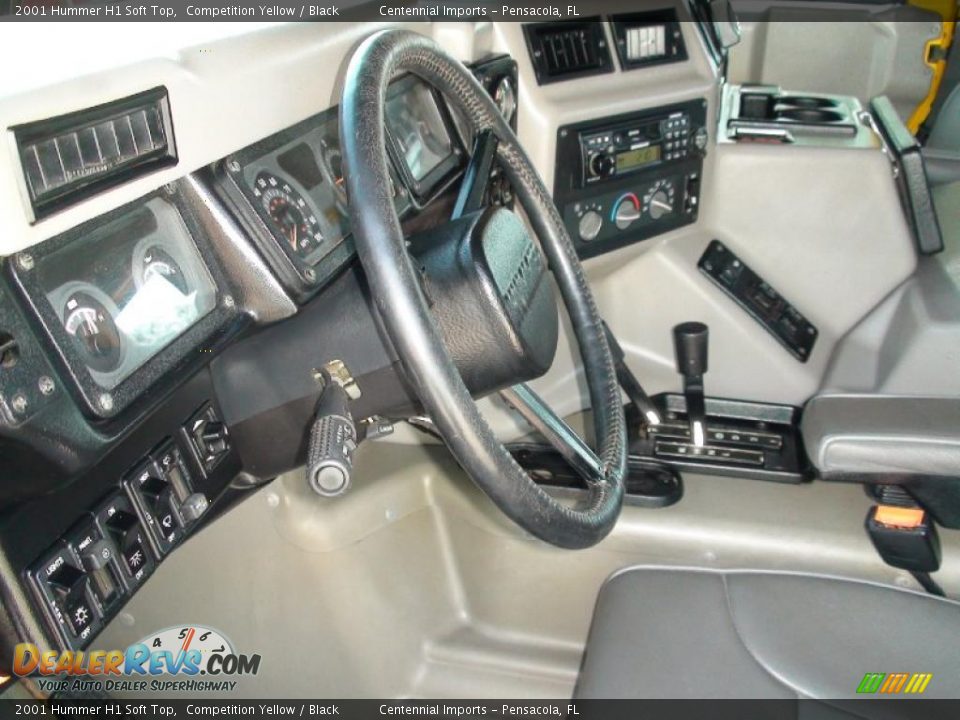 Black Interior - 2001 Hummer H1 Soft Top Photo #20