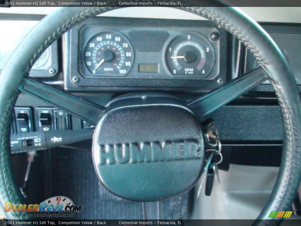 2001 Hummer H1 Soft Top Steering Wheel Photo #23