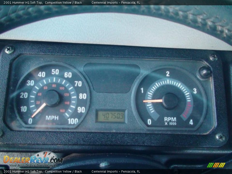 2001 Hummer H1 Soft Top Gauges Photo #24