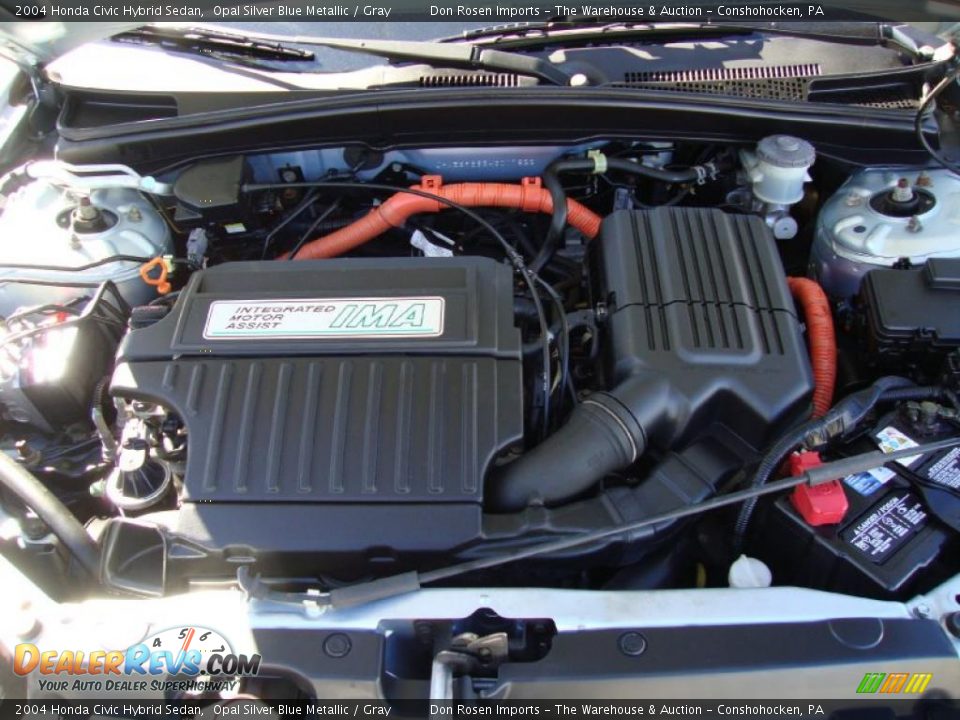 2004 Honda Civic Hybrid Sedan 1.3L SOHC 8V i-VTEC 4 Cylinder IMA Gasoline/Electric Hybrid Engine Photo #31