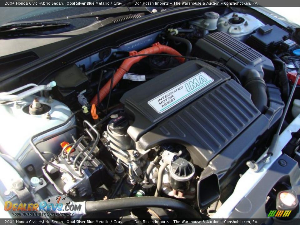 2004 Honda Civic Hybrid Sedan 1.3L SOHC 8V i-VTEC 4 Cylinder IMA Gasoline/Electric Hybrid Engine Photo #33
